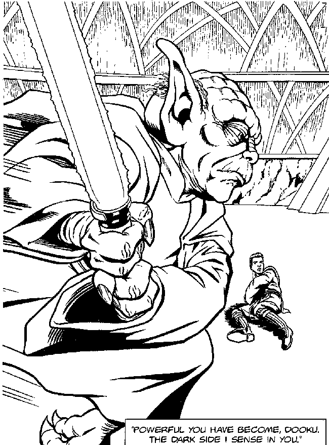 Plansa de colorat cu Star Wars 5 55